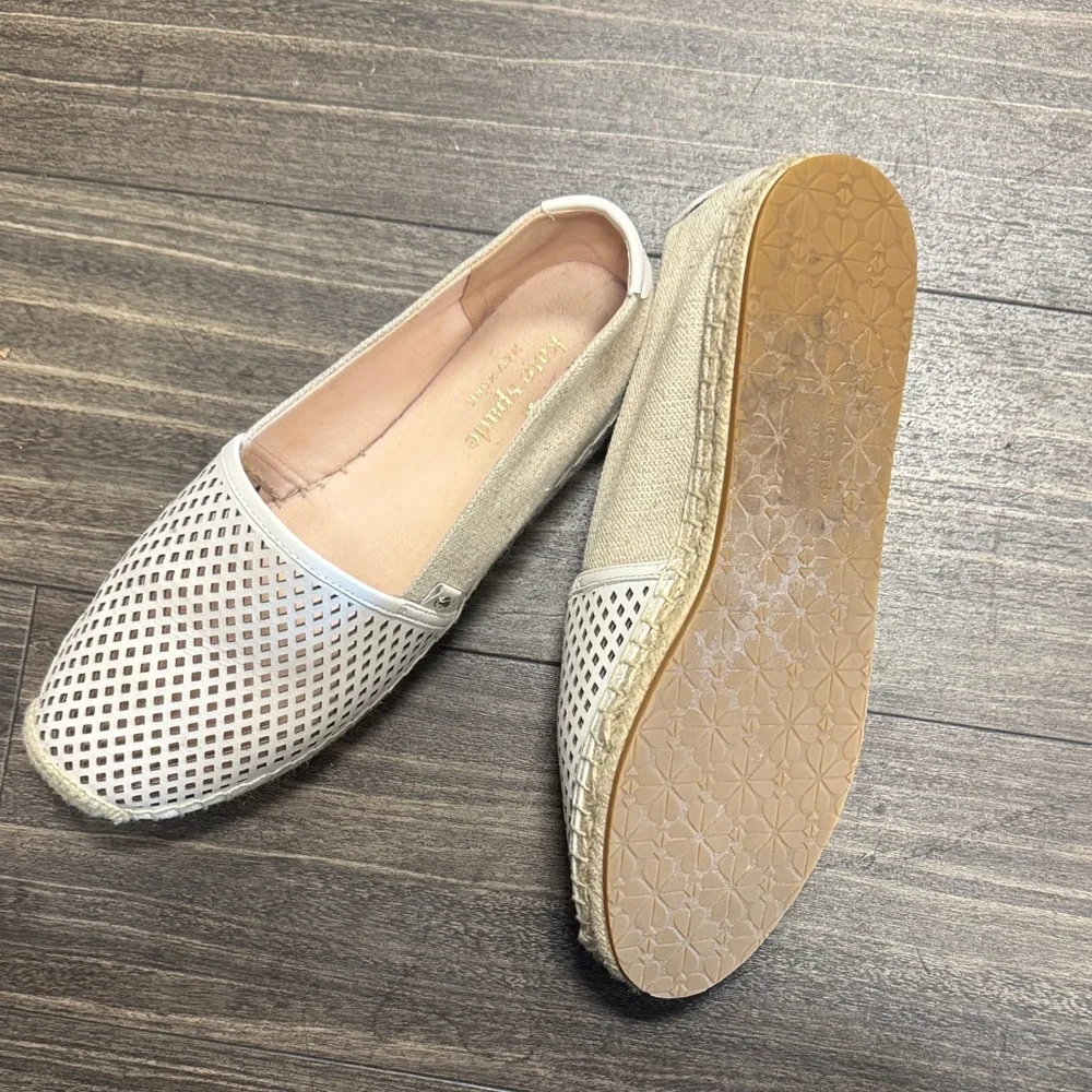 Kate Spade White and Tan Espadrilles - Picture 5 of 7